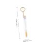 KAILIKETIY 10 pcs Lash Brush with Test Tube and Rhinestone Keychain Portable Makeup Eyelash Spoolies with Plastic Tubes Stylish Eyelash Comb for view 2