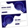 KAILIKETIY Ceramic Men Shaving Bowl Large Capacity Foaming Scrub Container Safe Barber Tool for Home and Travel view 3