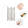 Beaupretty 12pcs Wheat Straw Eyebrow Trimmer for Women Stainless Steel Facial Razor with Portable Design Skin Friendly Eyebrow Shaver for Precise Hair Removal and Messy Brow Grooming view 4