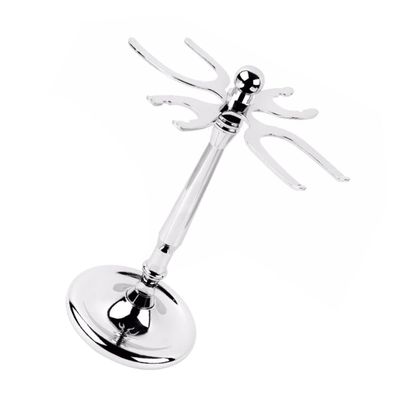 Beaupretty Razor Brush Organizer Stand with Nonslip Base Rustproof Compact Razor Holder Rack for Mens Shaving Brush Storage Multipurpose Grooming Tool Holder