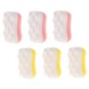 Beaupretty 6Pcs Exfoliating Bath Sponges Gentle Shower Body Loofah Sponges for Adults and Deep Cleansing Skin Friendly Bathing Tools Random Colors Random Color view 1