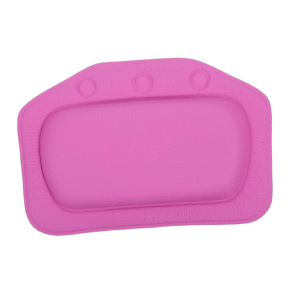Baluue Supple Bath Pillow with Suction Cups for Tub Neck and Head Rest Cushion PVC Foam Bathtub Neck Support Comfortable Spa Accessory for Adults Relaxing Bathroom Cushion
