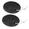 Didiseaon 2pcs Natural Pumice Stone Foot File with Hanging Rope Callus Remover for Dead Skin Exfoliation Scraping Stone for Feet Care at Home and Travel view 1