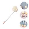 ADOCARN Ergonomic Long Handle Bath Brush with Soft Food Grade PP Bristles for Deep Skin Cleansing Exfoliating Body Scrubber and Back Massager Shower Accessory for Men and Random Color view 3