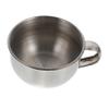NULYLU Men's Stainless Steel Shaving Bowl with Handle Rustproof Foaming Vessel for Wet Razor Shave Slip Resistant Design Practical Beard Lather Dish for Bathroom Use view 1