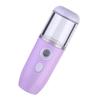 LOORGVEL Portable USB Facial Steamer with Water Tank Nanoscale Cool Mist Humidifier for Deep Skin Hydration and Oil Balance Compact Purple Face Moisturizer for Daily Use view 1