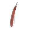 TINEASUR Wood Handle Straight Barber Razor Foldable Lightweight Manual Shaving Tool for Men Beard Sideburns and Short Hair Design for Barber Shops and Salons Random Style view 1