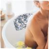 EXHUMKY PVC Bathtub Pillow Headrest with Ergonomic Design for Neck and Shoulder Support Reusable Bath Tub Pillow for Spa and Home Bathroom Relaxation Comfortable Water Resistant Bath view 2