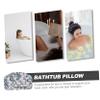 EXHUMKY PVC Bathtub Pillow Headrest with Ergonomic Design for Neck and Shoulder Support Reusable Bath Tub Pillow for Spa and Home Bathroom Relaxation Comfortable Water Resistant Bath view 4
