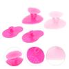 Baluue 4pcs Silicone Facial Cleansing Brush Deep Cleaning Skin Care Scrubber Lightweight Portable for Home and Travel Gentle Skin Random Colors Random Color view 3