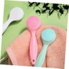 DONFAMDS 3pcs Silicone Facial Scrubber Manual Exfoliating Face Brush with Soft Bristles for Deep Cleansing and Gentle Massage Portable Compact Design for Travel and Daily Skincare view 2