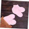AUTSUPPL Moisturizing Exfoliator Socks for Feet Treatment Unisex Elastic Foot Care Stockings for Rough Skin Repair Comfortable Breathable Socks to Prevent Cracks and Soften Heels Pink view 3