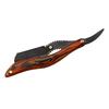 ARTSEWPLY Classic Wooden Handle Manual Razor Stand for Men Portable Beard Trimmer Holder Lightweight and Grooming Tool for Shaving Eyebrow Trimming and Beard Care view 1