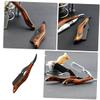 ARTSEWPLY Classic Wooden Handle Manual Razor Stand for Men Portable Beard Trimmer Holder Lightweight and Grooming Tool for Shaving Eyebrow Trimming and Beard Care view 4