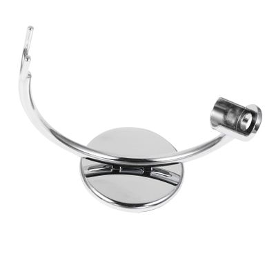 HEALEEP Stable Silver Single Head Razor Holder Stand for Men Compact Slip Resistant Beard Shaving Tool Storage Practical Straight Razor Rack for Bathroom and Toilet Use