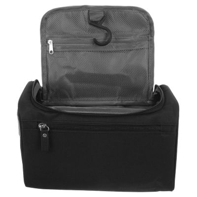 ASAKKURA Travel Toiletry Bag with Hook Hanging Makeup Organizer for Men and Women Compact Multi Compartment Cosmetic Storage Pouch for Toiletries and Essentials Portable Travel Container