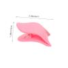 Baluue 5Pcs Eyelash Clamp Plastic Eyelash Tweezer Applicator Comfortable Ergonomic Handle Lightweight Portable False Lash Tool for Women Makeup view 2
