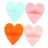 Beaupretty 4pcs Manual Facial Cleansing Brush Soft Exfoliator for Blackhead Removal and Skin Care with Long Handle Design Multi Color for Home Beauty Salon and Travel Use view 1