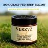 Beef Tallow for Skin and Face  Tallow and Honey Balm Moisturizer, 100% Grass-Fed Beef Tallow with Raw Organic Honey, Beeswax, Olive Oil & Vitamin E  Deep Hydration  Proudly Made in USA  2oz view 2