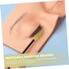 Healifty 50pcs Disposable Mascara Wand Eyelash and Eyebrow Brush Dual Ended Applicator with Soft Nylon Bristles for Professional Makeup Travel Home Use Light Green Handles view 2