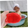Baby Kids Shampoo Brush Silicone Bath Scalp Massager view 4