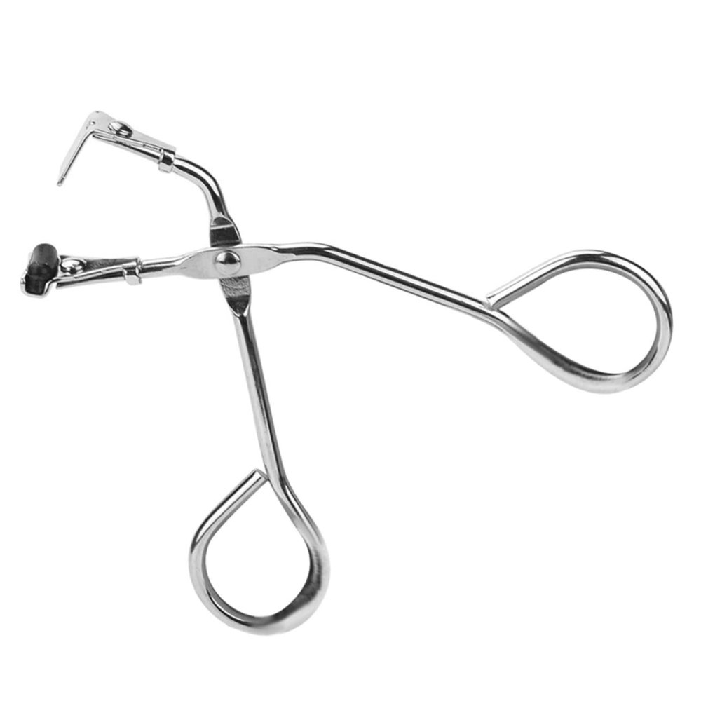 ARTSEWPLY Ergonomic Stainless Steel Eyelash Curler for Women Portable Handheld Lash Curling Tool with Curved Design Comfortable No Pinch Makeup Accessory for Curled Lashes