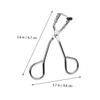 ARTSEWPLY Ergonomic Stainless Steel Eyelash Curler for Women Portable Handheld Lash Curling Tool with Curved Design Comfortable No Pinch Makeup Accessory for Curled Lashes view 2