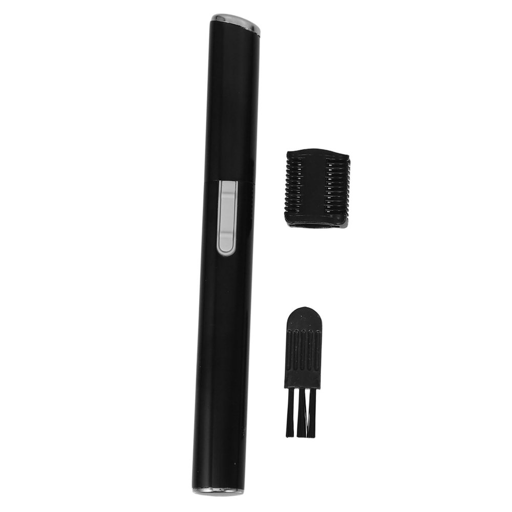 GANAZONO Portable Mini Electric Eyebrow Trimmer for Women with Comb Lightweight Facial Hair Remover Razor for Precise Painless Eyebrow and Neck Trimming Black