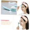 COOPHYA Silicone Facial Clean Brush Manual Exfoliating Blackhead Removal Soft Face Scrubber for Gentle Deep Pore Cleansing and Skin Care Cozy Producing Design for Women view 3