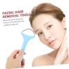 Baluue 2pcs Portable Facial Hair Removal Spring Epilator for Women Manual Threading Face Plucker with Slip Design Safe and Painless Hair Remover for Lips Chin view 3