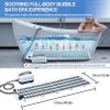 Wave Mat Bathtub,Wave Mat for Tub,Electric Bubble Massage Pad,with Bubble Jet to Soothe Muscles,Maintain Heat Electric Air Pump view 3