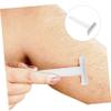 Healifty 10 pcs Disposable Razors Double Blade Hair Removal Shaver for Women and Men Compact Lightweight Manual Body and Facial Hair Trimmer Safe Material view 2