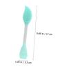 3pcs Double Ended Silicone Brush for Even Mask Application Portable Beauty Tool for Home and Professional Use Comfortable Grip Selection view 2