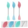 3pcs Double Ended Silicone Brush for Even Mask Application Portable Beauty Tool for Home and Professional Use Comfortable Grip Selection view 3