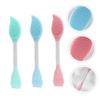 3pcs Double Ended Silicone Brush for Even Mask Application Portable Beauty Tool for Home and Professional Use Comfortable Grip Selection view 4
