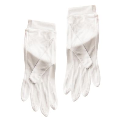 Baluue Silk Moisturizing Gloves for Hands Multi Function Breathable Gloves White Hand Care for Lotion Absorption Exfoliation and Dryness Prevention