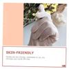 Baluue Silk Moisturizing Gloves for Hands Multi Function Breathable Gloves White Hand Care for Lotion Absorption Exfoliation and Dryness Prevention view 3