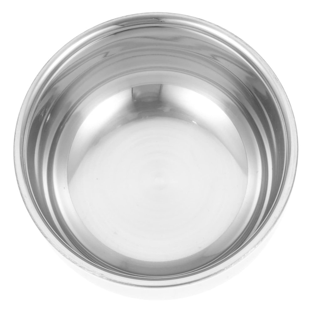 Beaupretty Aluminum Shaving Bowl for Men Portable Reusable Shave Cup with Stable Base Compact Travel Smooth Surface Safe and Comfortable