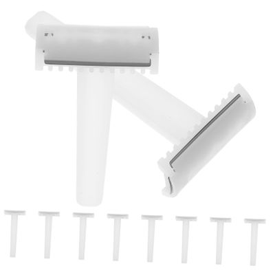 CATIEBYE 10 pcs Manual Disposable Razors for Men and Women Double Edge Hair Removal Shaver Body Hair Trimmer Convenient and Safe