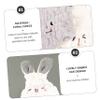 Beaupretty 2 pcs Rabbit Ear Hair Towel Wrap Cap for Absorbent Thickened Quick Dry Hair Drying Hat Cute Cartoon Childrens Bath Turban in Light Gray Soft Skin Friendly view 3