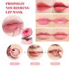 6 PCS Bee Lip Balm Honey Pot,Valentines Day Gifts Honey Lip Balm Lip Mask,Propolis Moisturizing Lip Sleeping Mask Reduces Lip Lines,Hydrating Prevention Dry and Cracked Lip Scrubs Exfoliator view 4