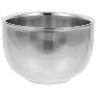Didiseaon Aluminum Shaving Mug Large Capacity Shave Bowl for Men Beard Accessory with Stable Base Comfortable Smooth Surface Household Shaving Cup
