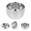 Didiseaon Aluminum Shaving Mug Large Capacity Shave Bowl for Men Beard Accessory with Stable Base Comfortable Smooth Surface Household Shaving Cup view 4