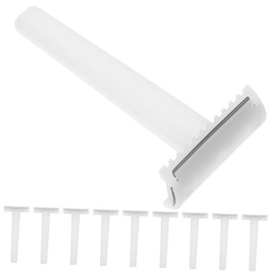 VALICLUD 10 pcs Disposable Hair Removal Razors Double Blade Shavers for Women and Men Compact Lightweight Manual Trimmer for Underarm Hair