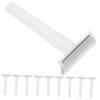 VALICLUD 10 pcs Disposable Hair Removal Razors Double Blade Shavers for Women and Men Compact Lightweight Manual Trimmer for Underarm Hair view 1