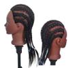 African American Yaki Straight Human Hair Mannequin Head for Braiding Textured Hair Head Mannequin for Practice HairStyling view 3