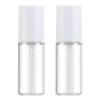 Boenoea Small Pump Bottle 1.7oz/50ml Travel Cosmetic CreamPump Bottles Empty Pump Dispenser for Shampoo Lotion and Cream 2 Pack Clear view 1