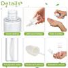 Boenoea Small Pump Bottle 1.7oz/50ml Travel Cosmetic CreamPump Bottles Empty Pump Dispenser for Shampoo Lotion and Cream 2 Pack Clear view 3
