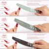 XEAOHESY 12 Pieces Nail Files and Buffers Nail Files for Natural Nails Nail Buffer and Shine Kit 100/180 Grit Finger Nail File Set for Women view 3