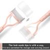 KINGMAS Eyelash Comb Separator, Eye Lash Separator Eyelash Definer Mascara Comb Applicator With Cover - Arc Designed (Apricot Pink (2Pcs)) view 3